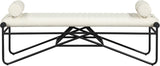 Gatsby Vegan Leather Bench – Elegant Contemporary Design with Soft Cushions for Stylish Spaces