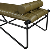 Gatsby Vegan Leather Bench – Elegant Contemporary Design with Soft Cushions for Stylish Spaces