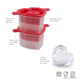 Heart Ice Molds - Set of 2