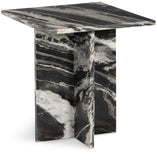 Verona End Table - Handcrafted Marble Design with Unique Base for Contemporary Elegance in Any Room