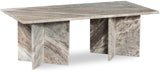 Verona Coffee Table - Handcrafted Marble Elegance with Unique Design and Contemporary Style Accent