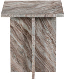 Verona End Table - Handcrafted Marble Design with Unique Base for Contemporary Elegance in Any Room