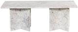 Verona Coffee Table - Handcrafted Marble Elegance with Unique Design and Contemporary Style Accent