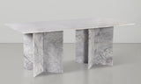 Verona Dining Table - Handcrafted Black Marble with Unique Base for Timeless Elegance and Style