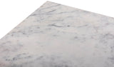Verona End Table - Handcrafted Marble Design with Unique Base for Contemporary Elegance in Any Room