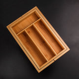 BergHOFF Bamboo 6-Slot Expanding Flatware Organizer