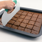 BergHOFF Perfect Slice 7Pc Steel Set, 14" Cookie Sheet with Tool, 9" Round Cake Pan with Tool, 13" Covered Bake Pan with Tool
