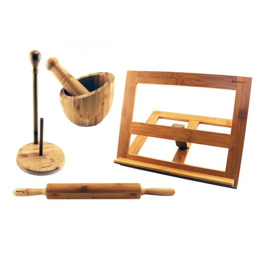 BergHOFF Bamboo 5pc Kitchen Accessory Set