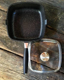 BergHOFF EuroCAST Cast Aluminum Non-stick 10" Square Covered Saute Pan