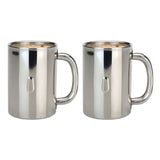 BergHOFF 2Pc 18/10 Stainless Steel Coffee Mug, 12oz.