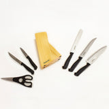 BergHOFF 8pc Ergonomic Stainless Steel Knife Block Set