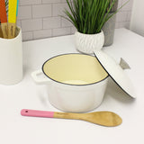 BergHOFF Neo Cast Iron 3qt. Round Dutch Oven 8" with Lid, White