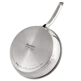 BergHOFF Belly Shape 18/10 Stainless Steel 10.5" Skillet with SS Lid, 2.5qt.