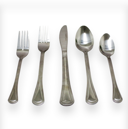 BergHOFF Essentials 20Pc 18/10 Stainless Steel Flatware Set, Matte
