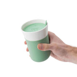 BergHOFF Leo 11.16oz. Porcelain Travel Mug, Green, Set of 2