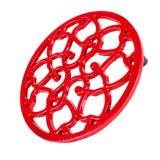 BergHOFF Neo 4pc Cast Iron Grill & Fry Pan Set, Red