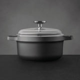 BergHOFF GEM 12Pc Nonstick Cookware Set, Black