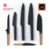 BergHOFF Ron 3.35" Stainless Steel Paring Knife, Black