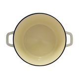 BergHOFF Neo Cast Iron 7qt. Round Dutch Oven 11" with Lid, Meringue
