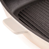 BergHOFF Neo Cast Iron Square Grill Pan 11", Meringue