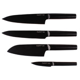 BergHOFF Ron Stainless Steel 4pc Knife Set, Black