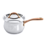 BergHOFF Ouro Gold 17Pc 18/10 Stainless Steel Cookware Set, SS Lids