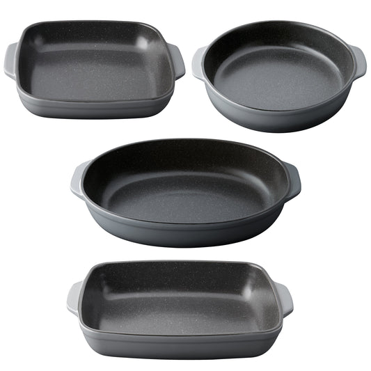 BergHOFF GEM Stoneware 4Pc Bakeware Set, Family Size