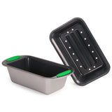 BergHOFF 11Pc Perfect Slice Bakeware Set, Silver & Green