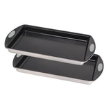 BergHOFF 11Pc Perfect Slice Bakeware Set, Silver