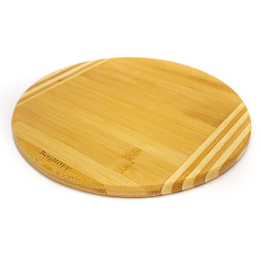 BergHOFF Bamboo Striped Round Cutting Board, 11.8"