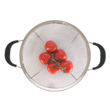 BergHOFF Essentials 3Pc Graduated Colander Set, 18/10 Stainless Steel, Sturdy Feet