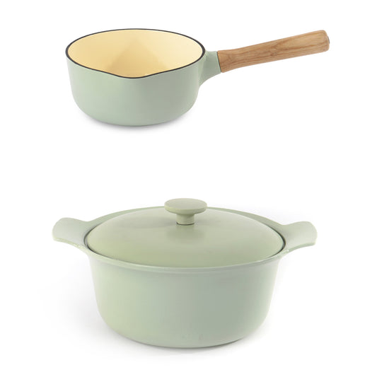 BergHOFF Ron 3Pc Cast Iron Cookware Set , Green