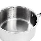 BergHOFF Professional 5pc Tri-Ply 18/10 Stainless Steel Starter Cookware Set, SS Lids