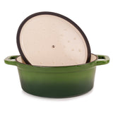BergHOFF Neo 4pc Cast Iron Cookware Set, 5qt. & 8qt., Green