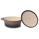 BergHOFF Neo 4Pc Cast Iron Cookware Set, 5qt. & 8qt. Dutch Ovens, Matching Lids, Oyster