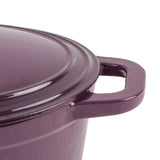 BergHOFF Neo 4pc Cast Iron Cookware Set, 5qt. & 8qt., Purple