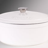 BergHOFF Neo 4pc Cast Iron Cookware Set, 5qt. & 8qt., White