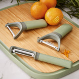 BergHOFF Leo Balance 3pc Stainless Steel Peeler Set, Recycled Material