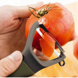 BergHOFF Leo Balance 3pc Stainless Steel Peeler Set, Recycled Material