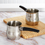 BergHOFF Essentials 2Pc 18/10 Stainless Steel 3.5" Moka Pot Set, 18oz