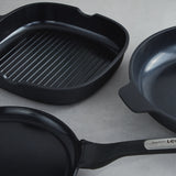 BergHOFF Leo Phantom 3pc Nonstick Ceramic Cookware Set, Recycled