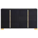Marceline 6-drawer Dresser Black