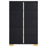 Marceline 5-drawer Bedroom Chest Black
