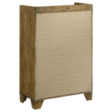 Henderson 5-Drawer Chest Medium Oak