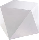 Gemma Contemporary Diamond Shaped End Table - Bold Accent for Modern Living Spaces and Decor