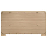 Arielle Bedroom Dresser with Mixed Hardware Light Oak
