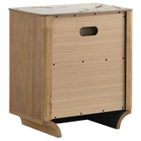 Leanne 4-piece Eastern King Bedroom Set Light Oak