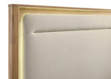 Leanne 4-piece Eastern King Bedroom Set Light Oak