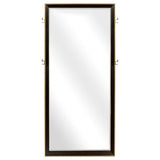 Durango 80-inch Standing Floor Mirror Smoked Peppercorn