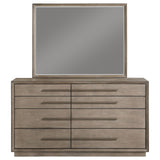 Durango 8-drawer Dresser and Mirror Taupe Oak